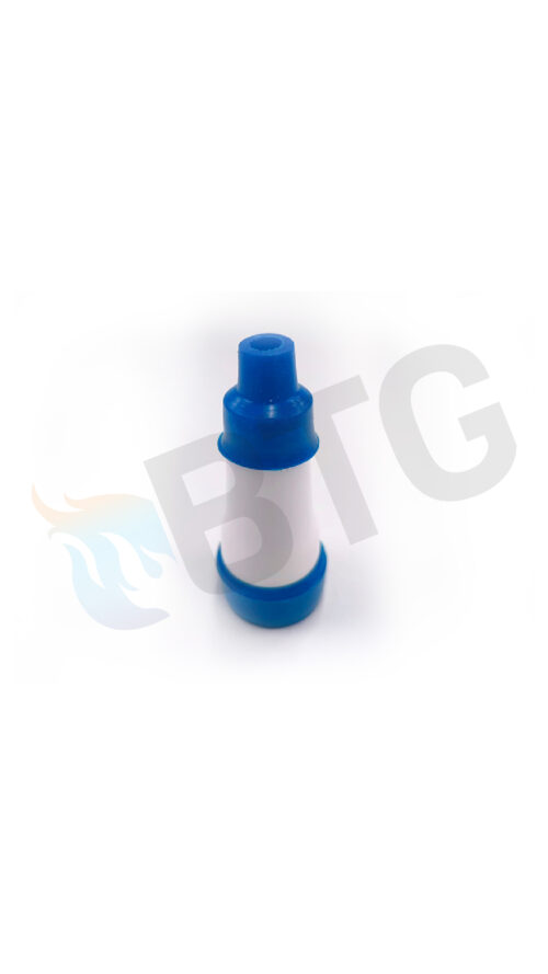 CONECTOR RECTO Ø4 AZUL