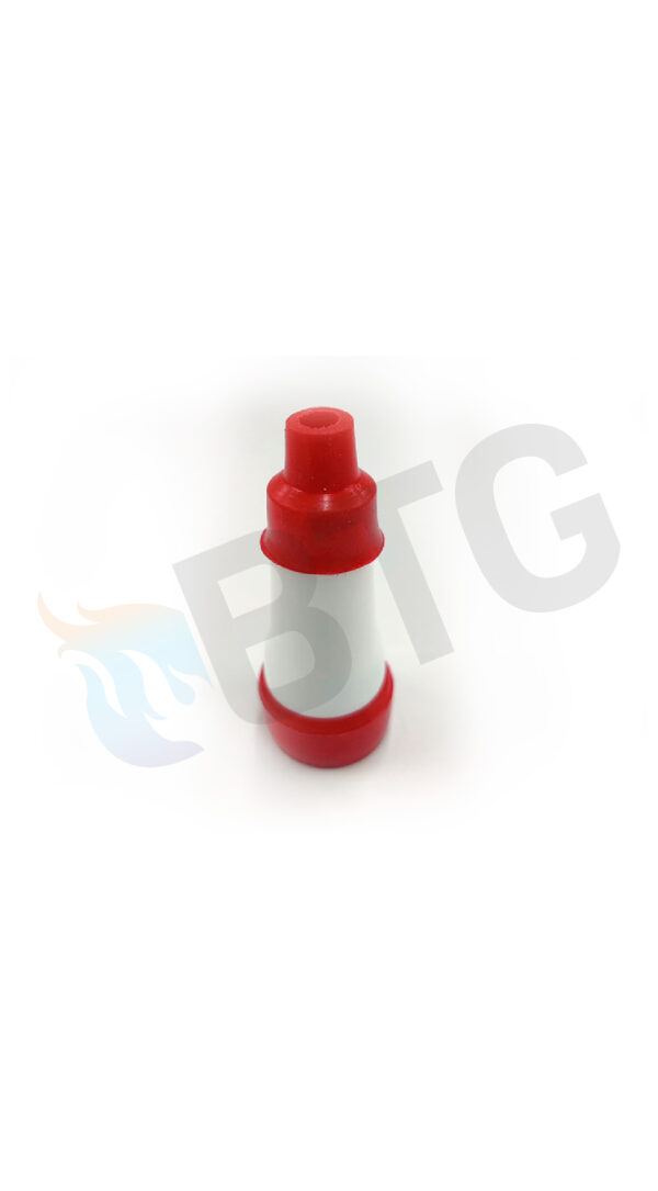 CONECTOR RECTO Ø6,35 ROJO