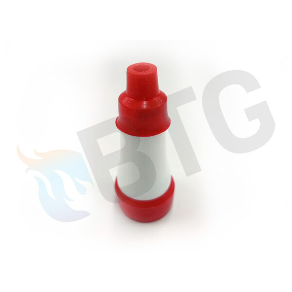 CONECTOR RECTO Ø6,35 ROJO