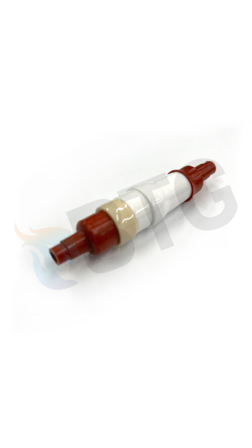 CONECTOR ACODADO Ø4 AZUL