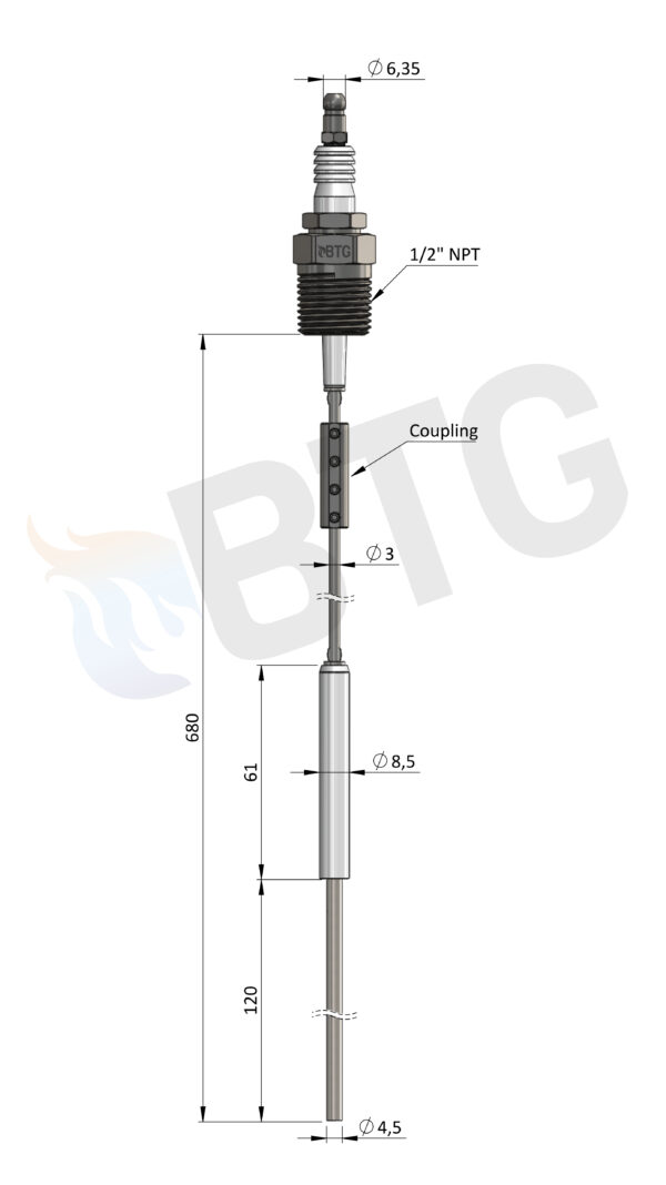 Electrodo compatible Eclipse 100050-8